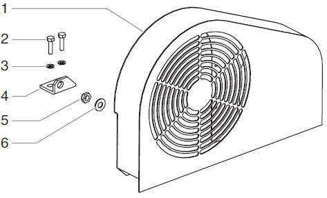 PowrTwin 12000GH Belt Guard Assembly